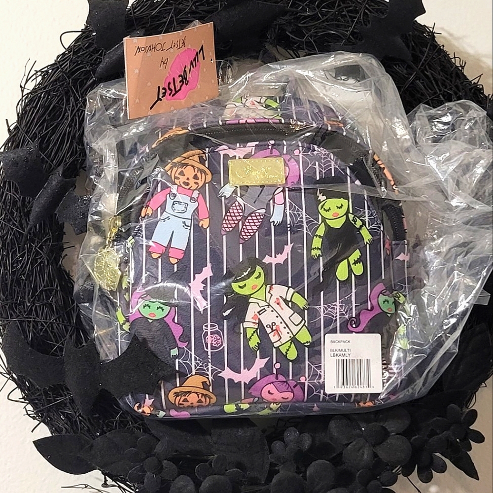 Spooky Dolls Betsey Johnson Mini Backpack Purse